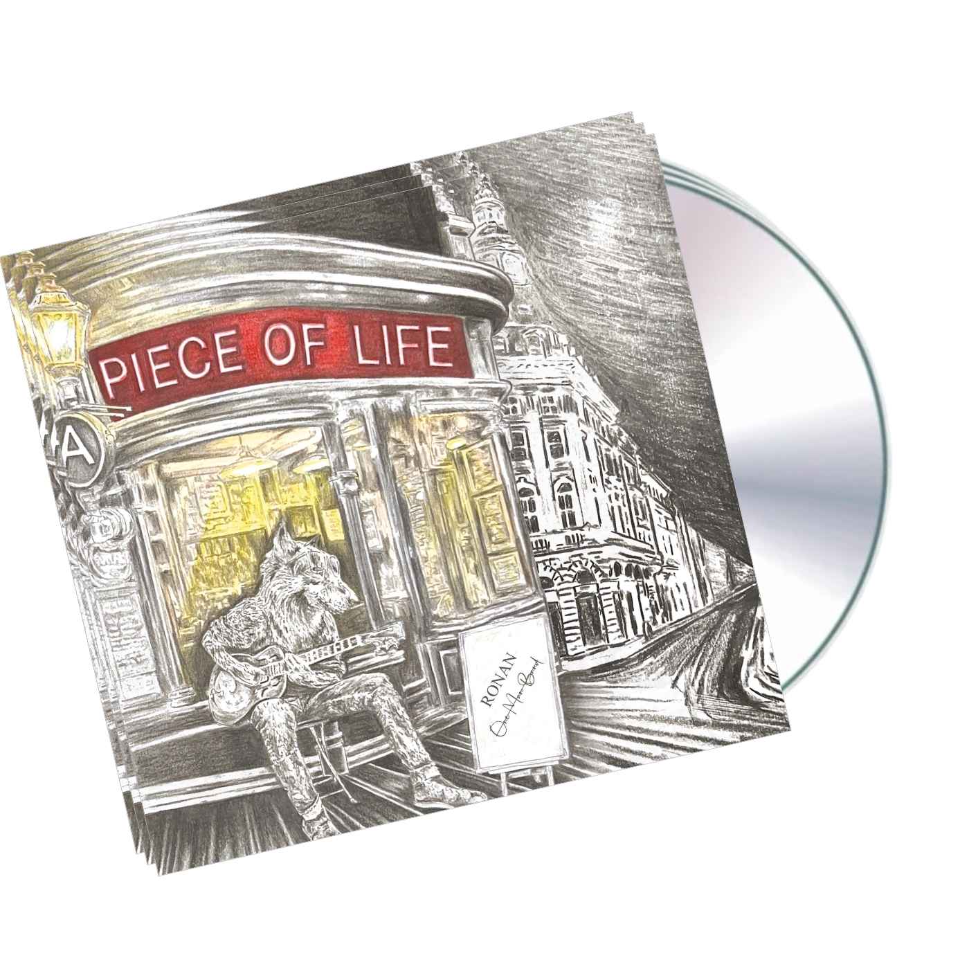 mockup de l'album A Piece Of Life