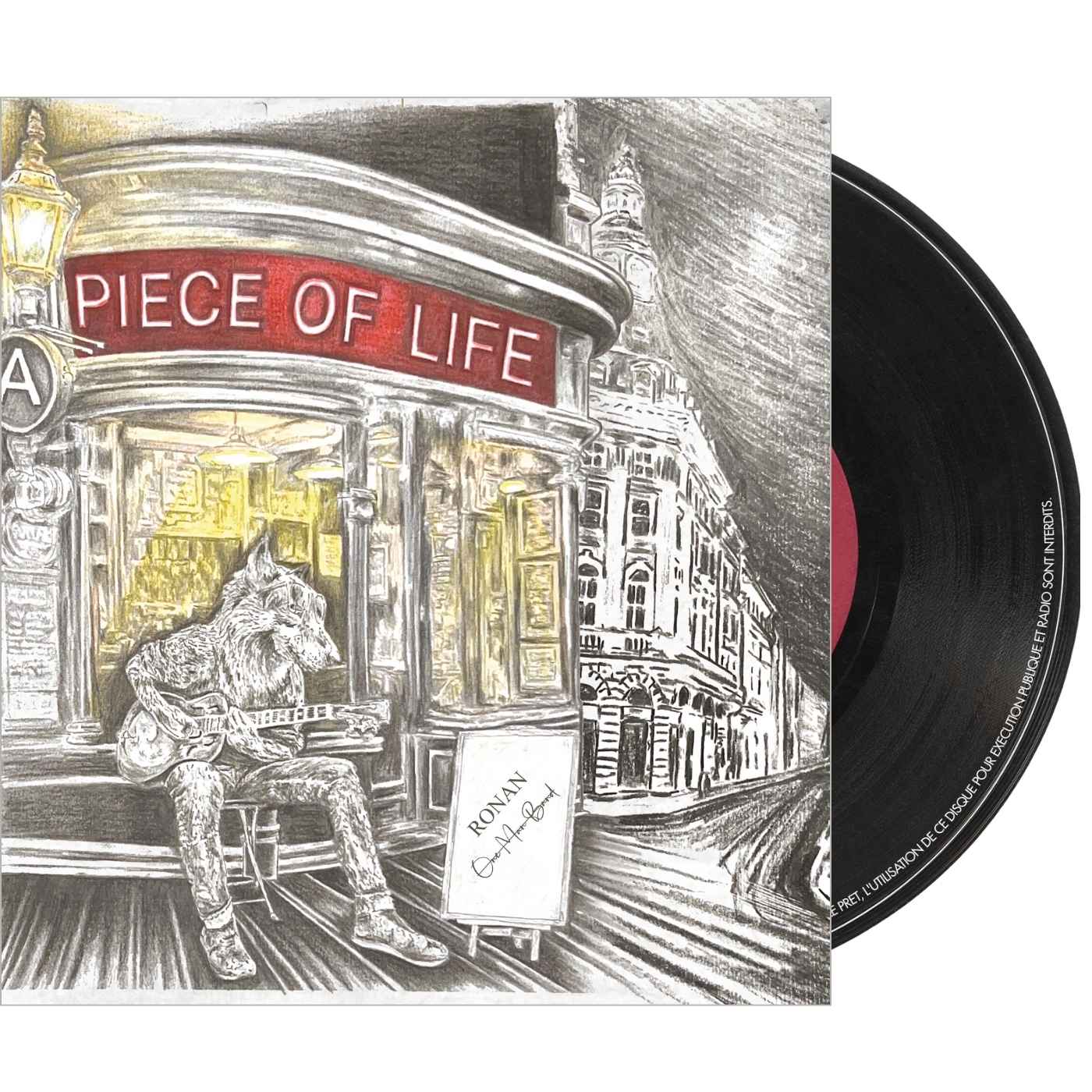 Mockup de l'album A Piece of life